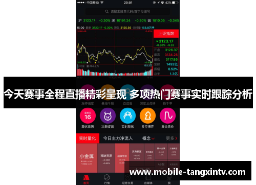今天赛事全程直播精彩呈现 多项热门赛事实时跟踪分析
